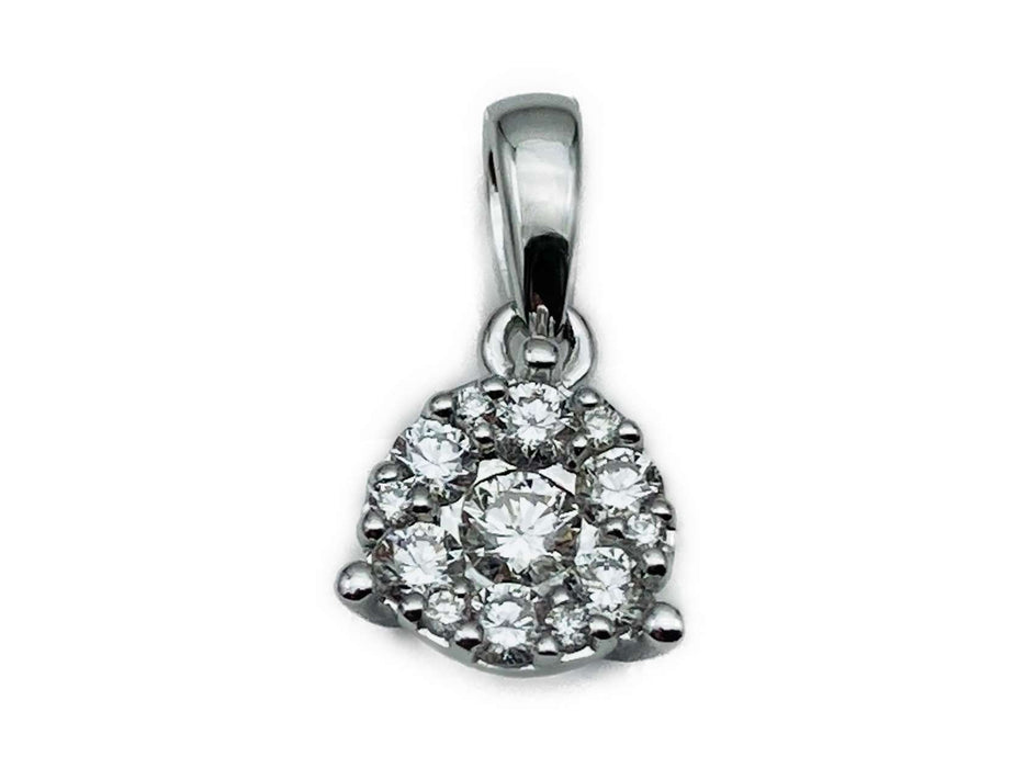 Anhänger mit Brillant 0,25ct in Weißgold | 585/-