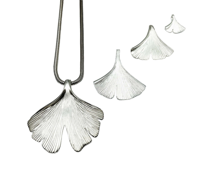 Anhaenger Ginkgo-Blatt | Silber