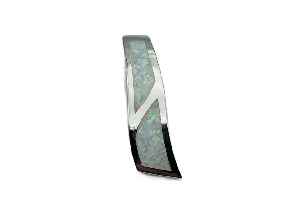 Anhänger mit weißem Opal | Silber