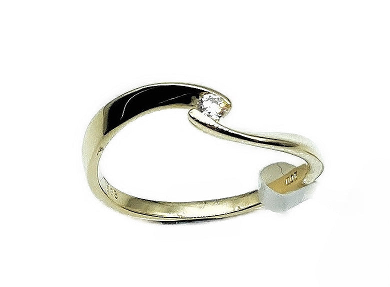 Antrags-/Solitaire-Ring mit Brillant | 585/-