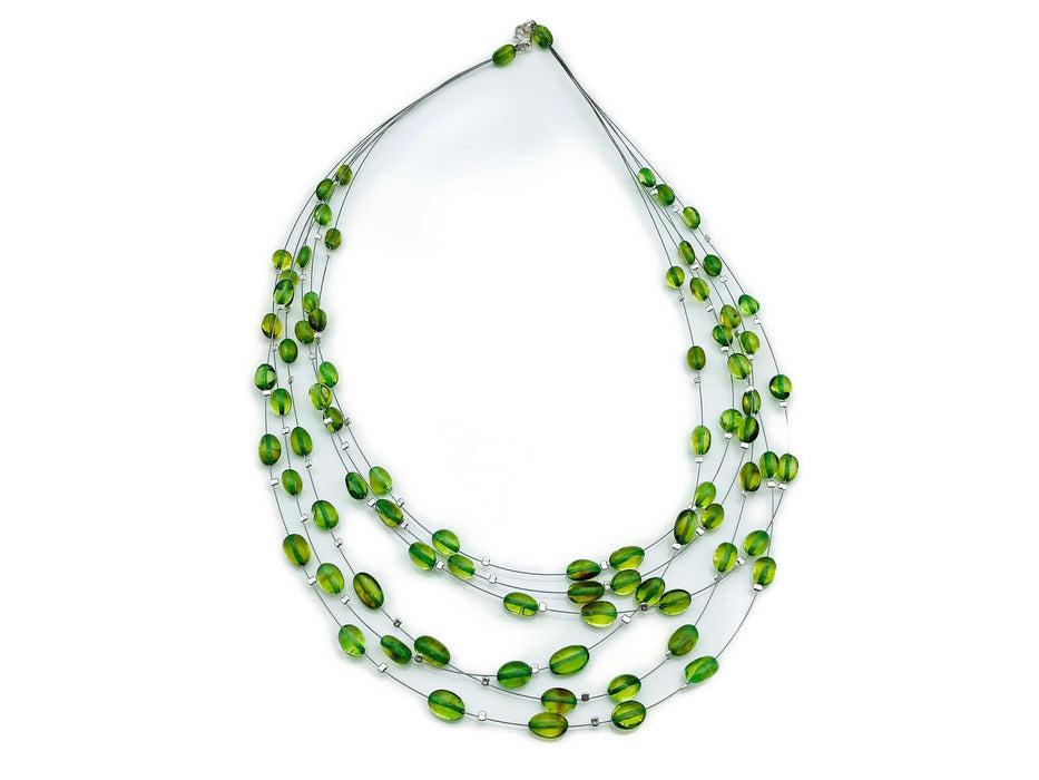Collier karibischer Bernstein | Silber