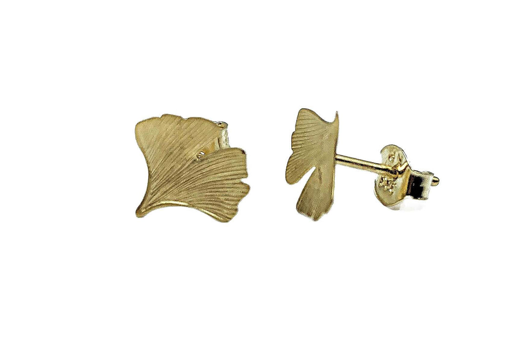 Ohrstecker Gingko Blatt | Gold