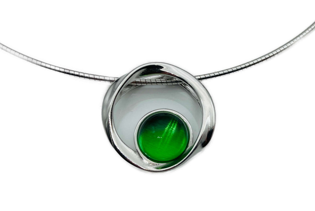 Collier mit echt Karibischem Bernstein | Silber