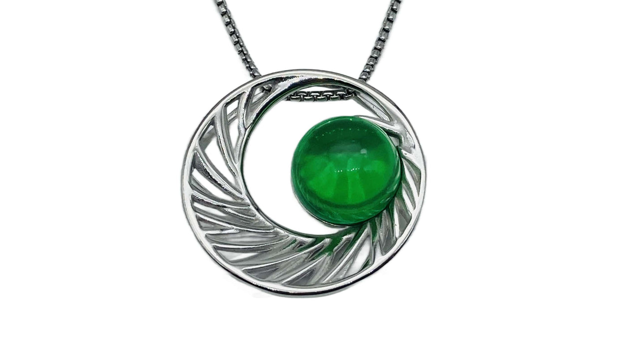 Collier mit echt Karibischem Bernstein | Silber