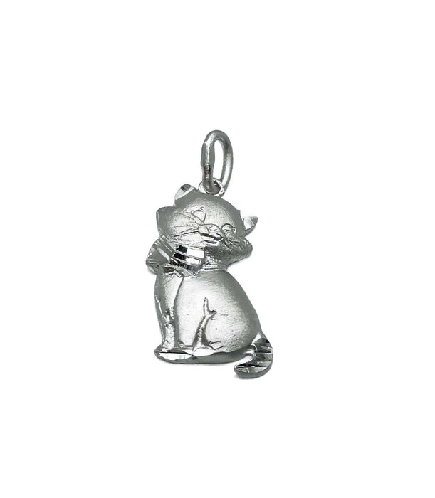 Anhaenger Schmunzelkatze | Silber