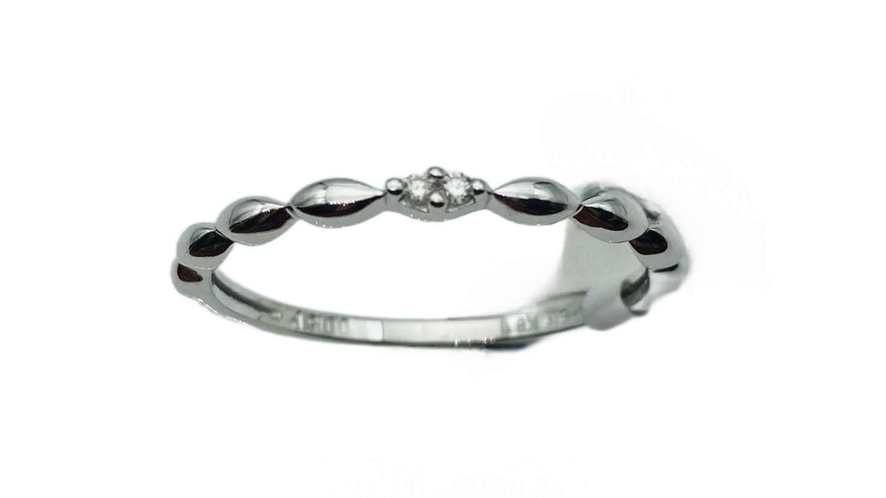 Antrags-/ Verlobungsring mit Brillant | Weißgold 585/-
