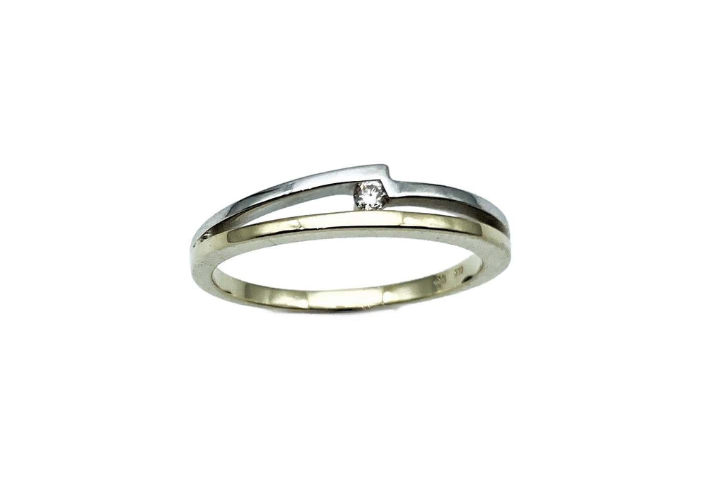 Brillant-Ring 0,04ct bicolor | 585/-