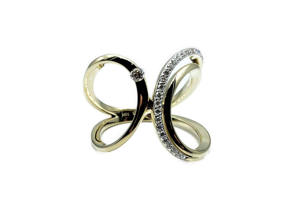 Extravaganter Ring mit Brillanten 0,258ct | 585/-