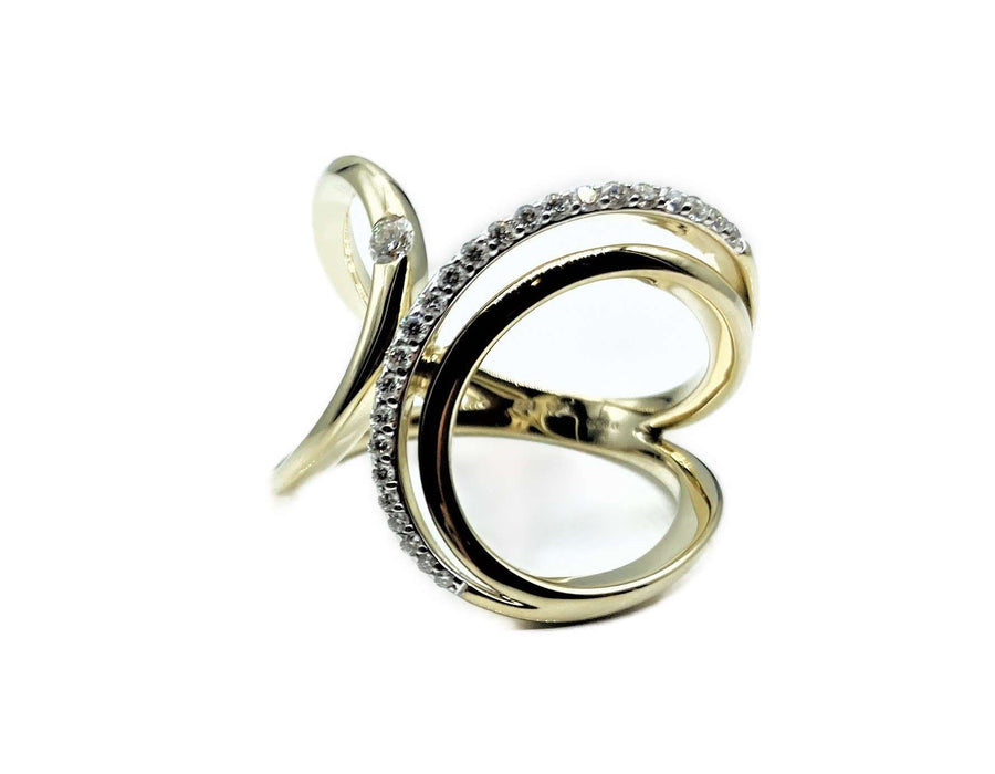 Extravaganter Ring mit Brillanten 0,258ct | 585/-