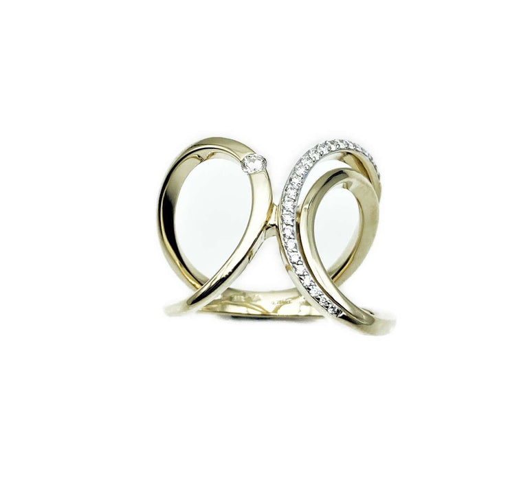 Extravaganter Ring mit Brillanten 0,258ct | 585/-