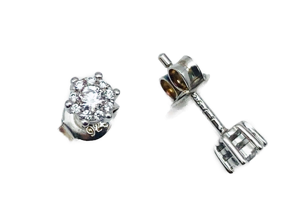 Ohrstecker mit Zirkonia - Set | Silber