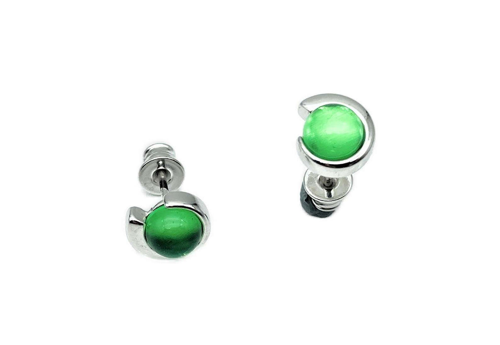 Ohrstecker mit echt Karibischem Bernstein | Silber