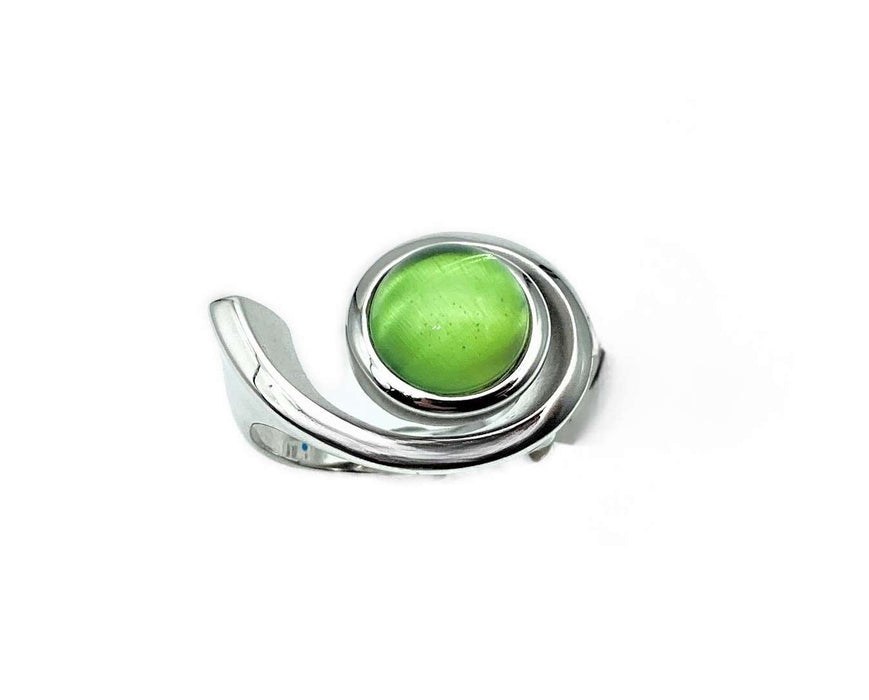 Ring mit echt Karibischem Bernstein | Silber