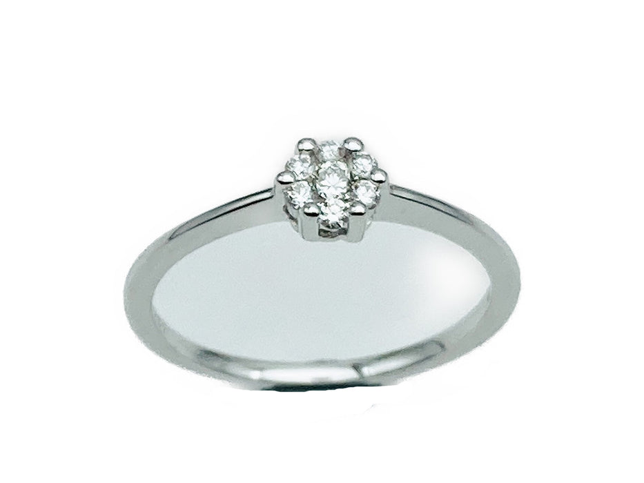 Antrags- / Brillantring in Weißgold | 585/-
