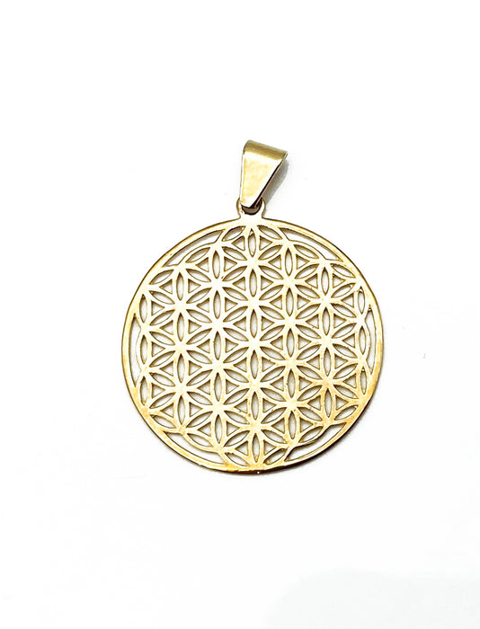 Anhänger Blume des Lebens | Gold