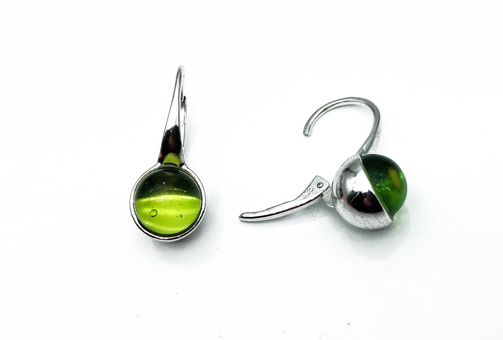 Boutons Karibischer Bernstein | Silber