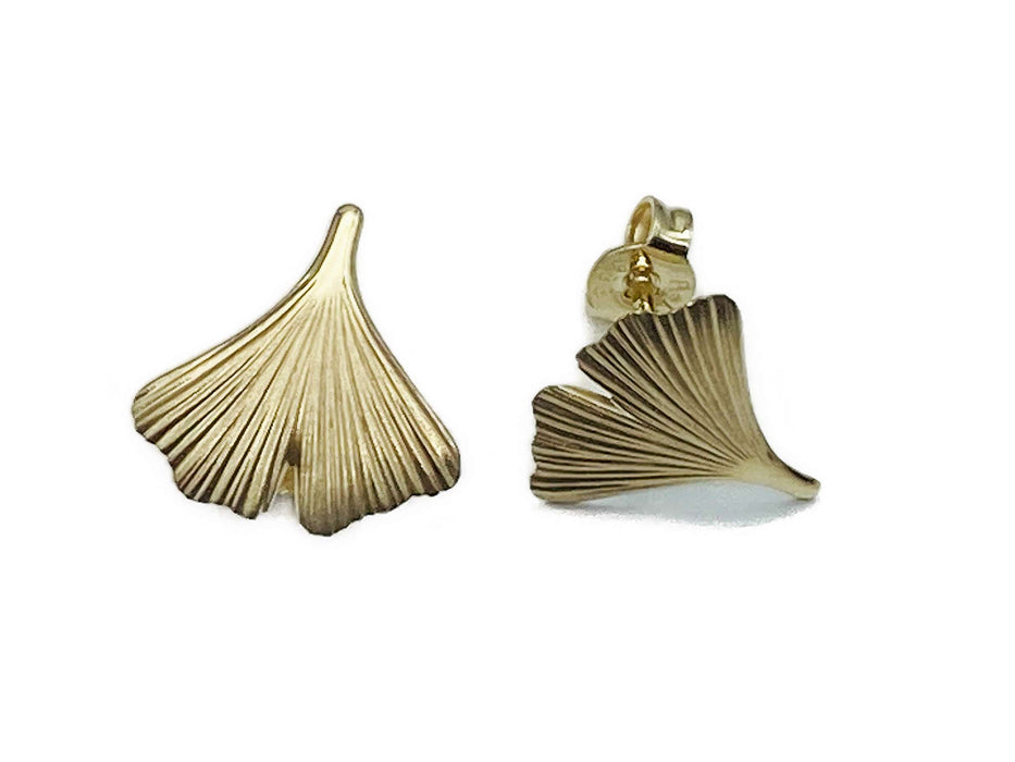 Ohrstecker Gingko Blatt | Gold