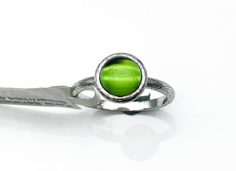 Ring mit Karibischem Bernstein | Silber