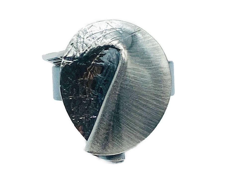 Ring Silber oxidiert und geschwärzt