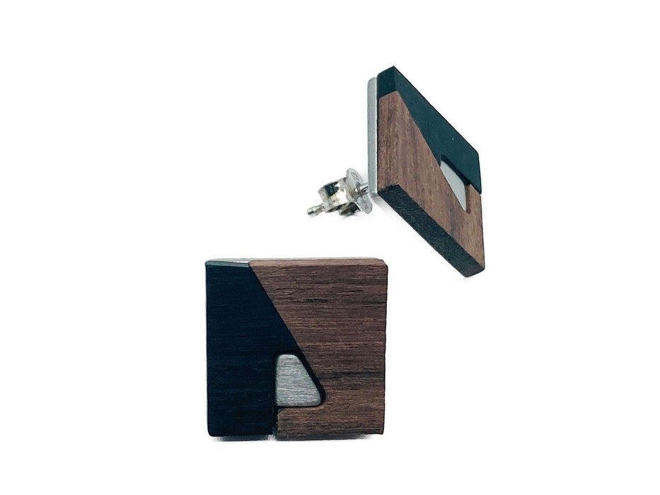 Set mit Ebenholz & Palisander | Silber
