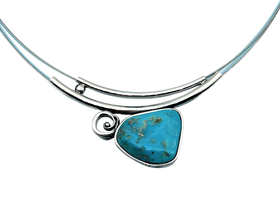 Collier mit echt Türkis | Silber