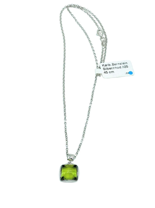 Set mit Karibischem Bernstein | Silber