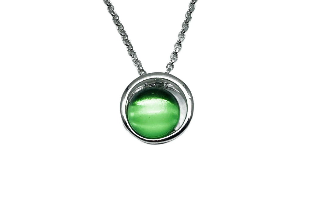 Collier echt Karibischer Bernstein Halo | silber