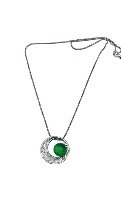 Collier mit echt Karibischem Bernstein | Silber
