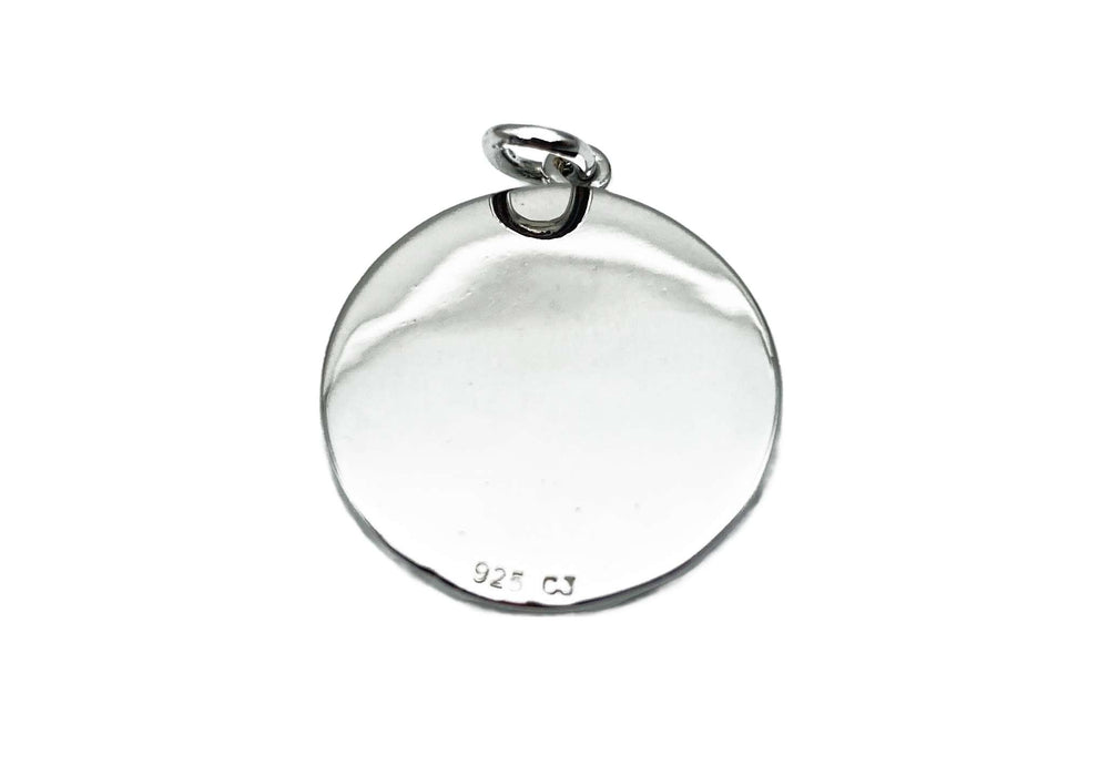 Anhaenger mit Lebensbaum gravierbar | Silber