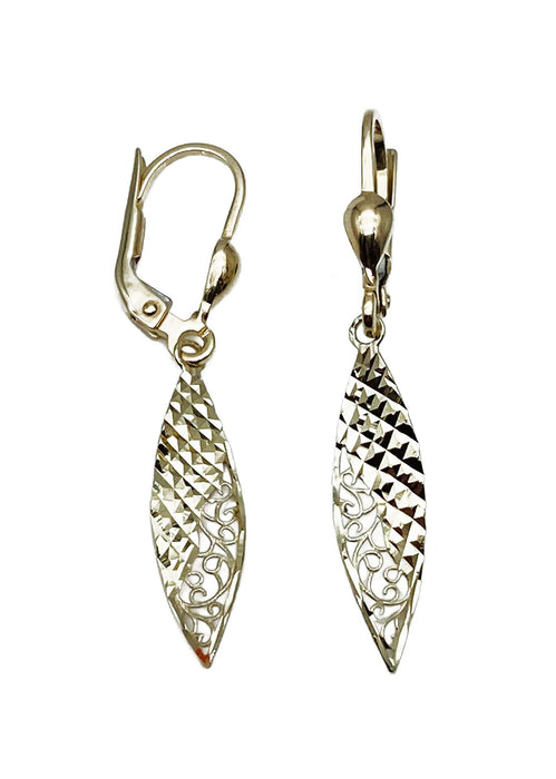 Ohrpendel Navette filigran | Gold