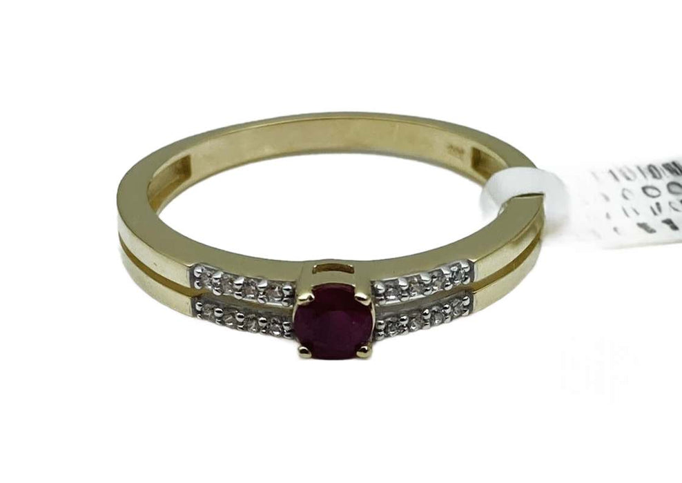 Ring mit echtem Rubin | Gold