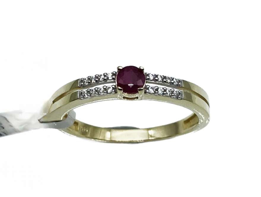Ring mit echtem Rubin | Gold
