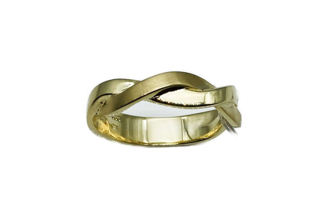 Ring massiv mit Kordeloptik | Gold