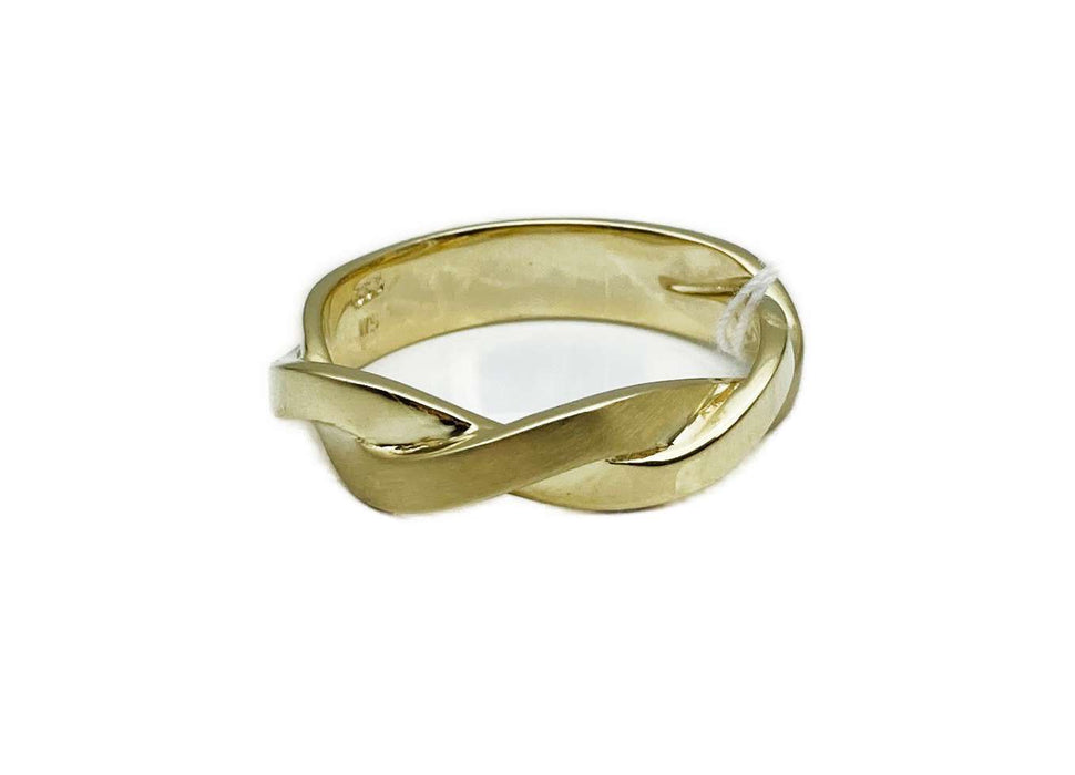 Ring massiv mit Kordeloptik | Gold