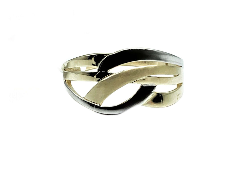 Breiter Ring ohne Steinbesatz | Gold