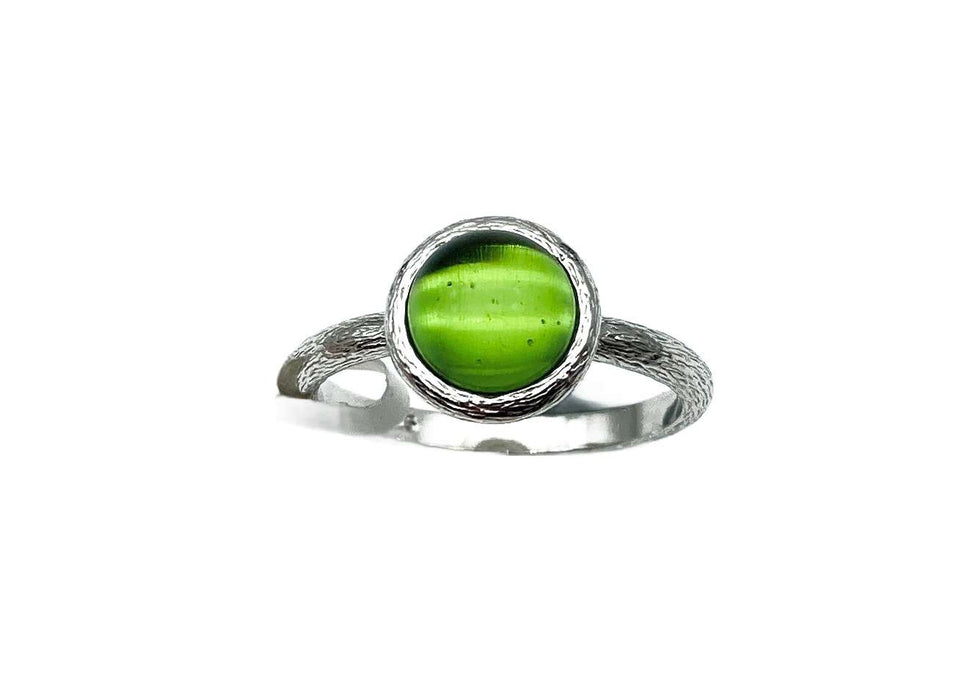 Ring mit Karibischem Bernstein | Silber