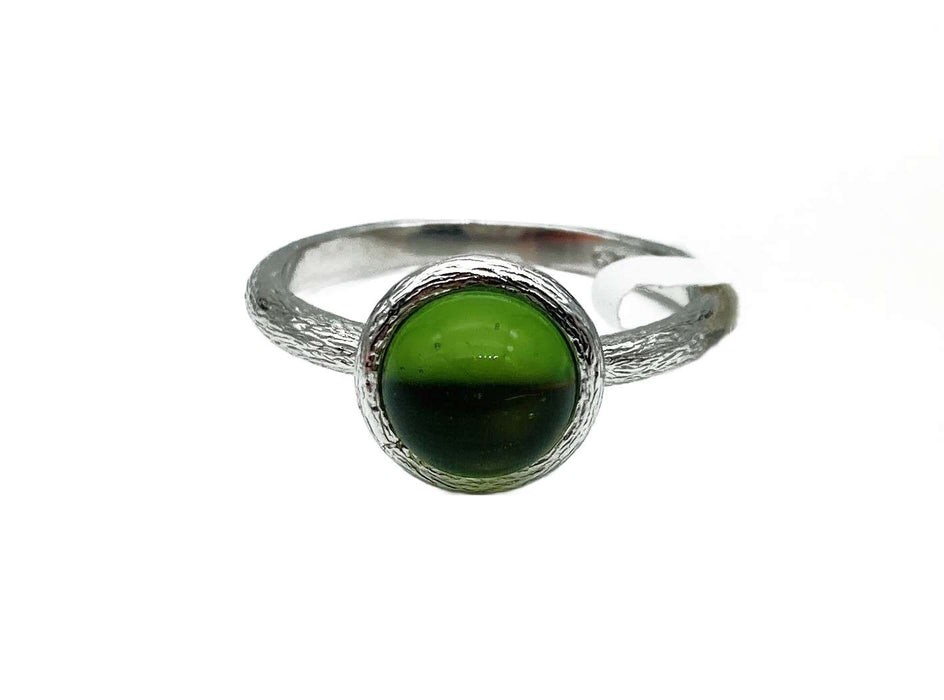 Ring mit Karibischem Bernstein | Silber