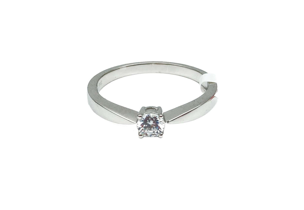 Antrags-/Solitairering mit Zirkonia | Weissgold