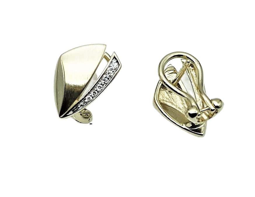 Set mit Brillanten in Gelbgold | 585/-