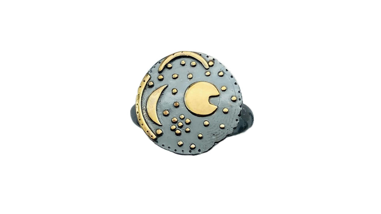 Sternenschmuck-Himmelsscheibe von Nebra - Ring | Silber