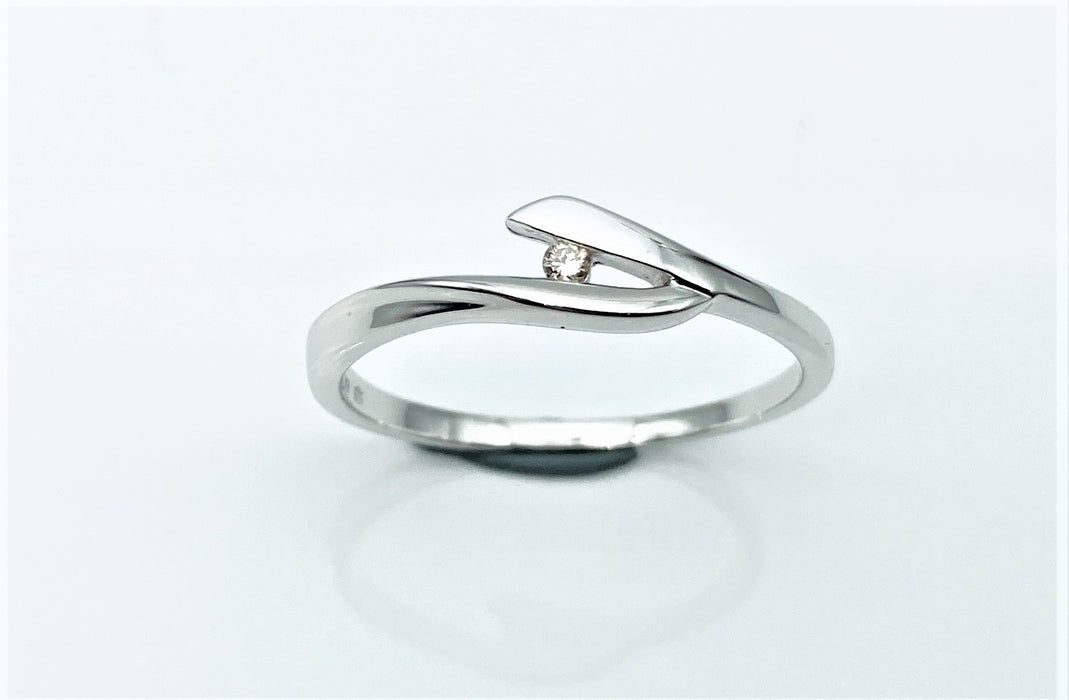 Brillant-Ring in Weissgold | 585/-